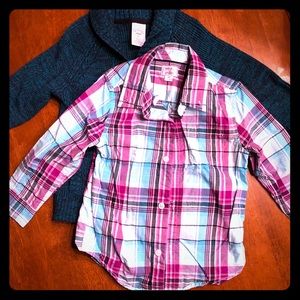 Gymboree 2T Boys Dressed Up Lot Sweater Button Up